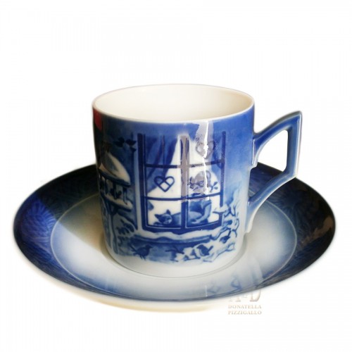 Royal Copenhagen Cup with Saucer 2001